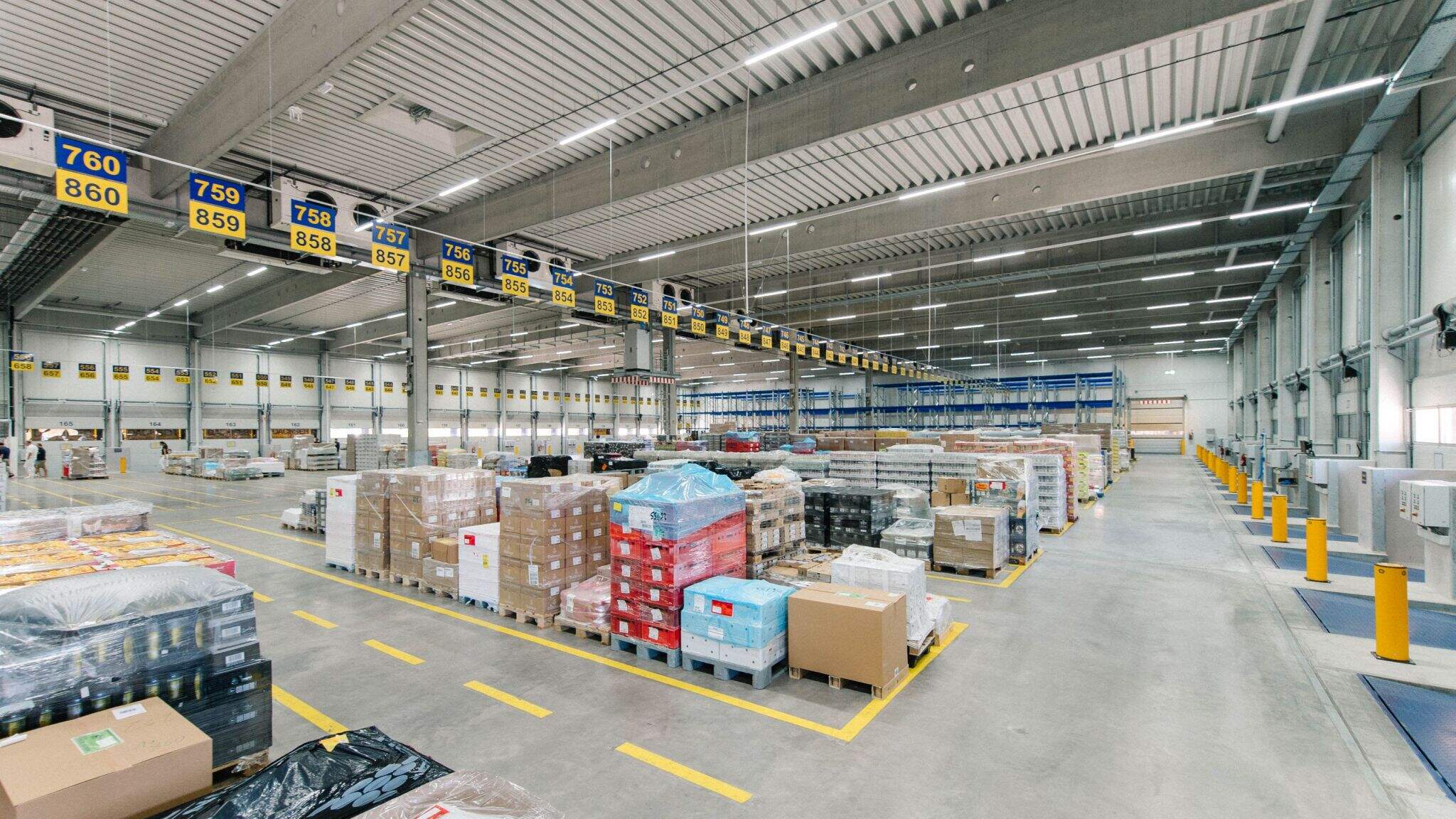 The transit terminal for Food Logistics in Freiburg / Photo: Johannes Meger