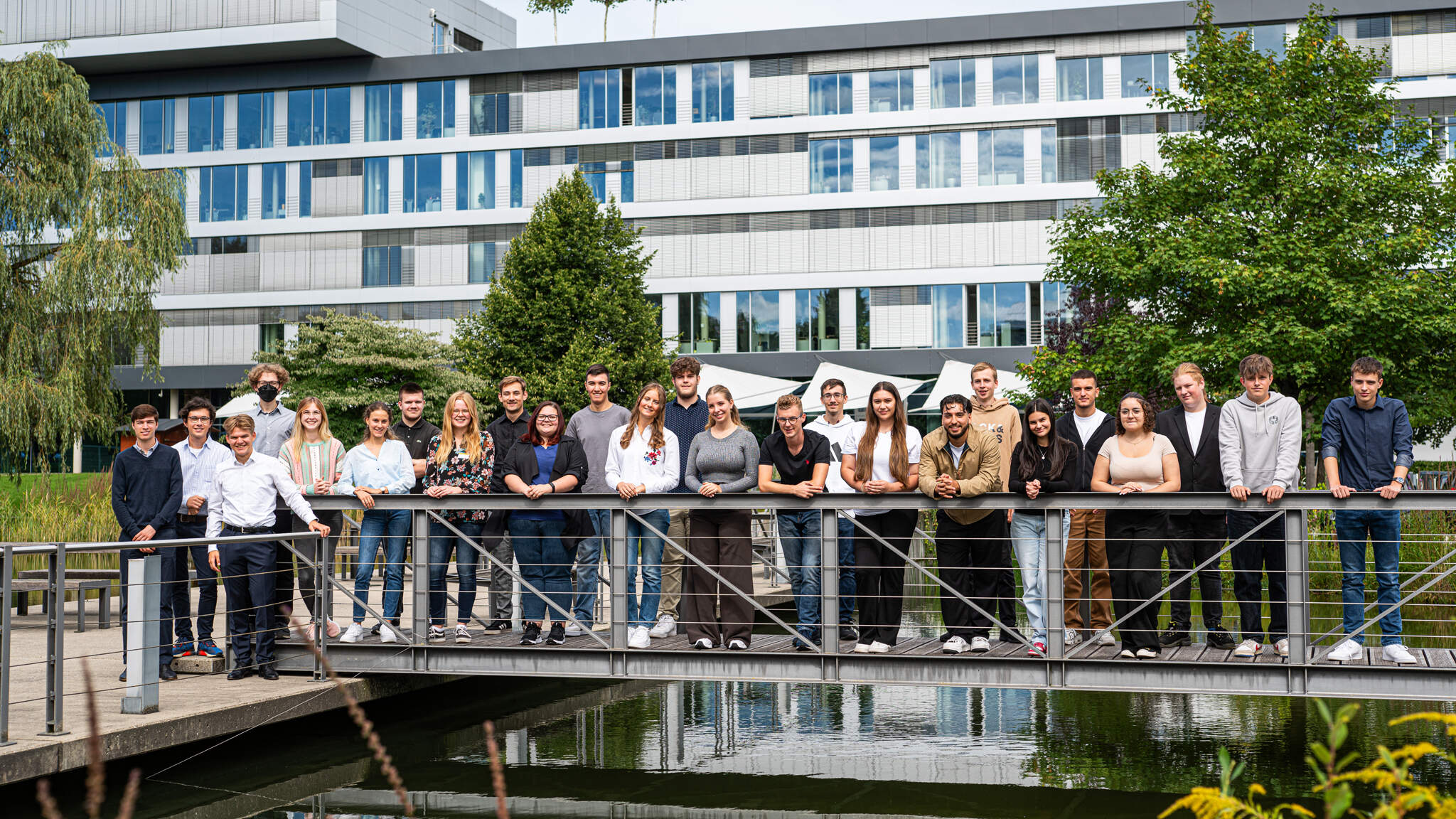 The 2023 training cohort at DACHSER´s head office in Kempten. Photo: DACHSER/Matthias Sienz