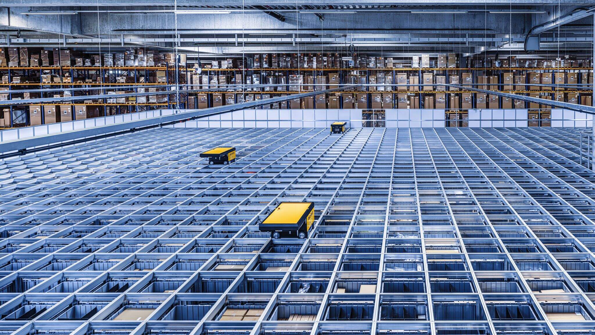 The AutoStore at DACHSER's logistics center in Karlsruhe, Germany.