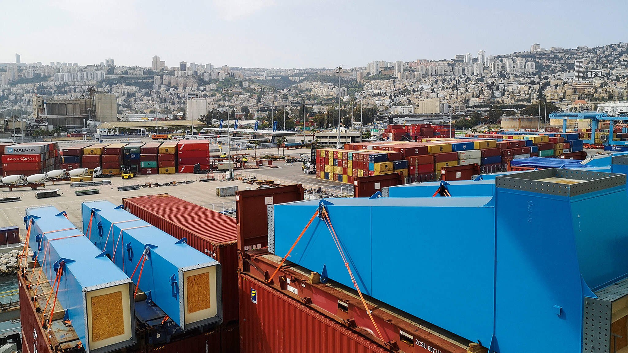 Arrival at the Port of Haifa. (Picture: ICL)