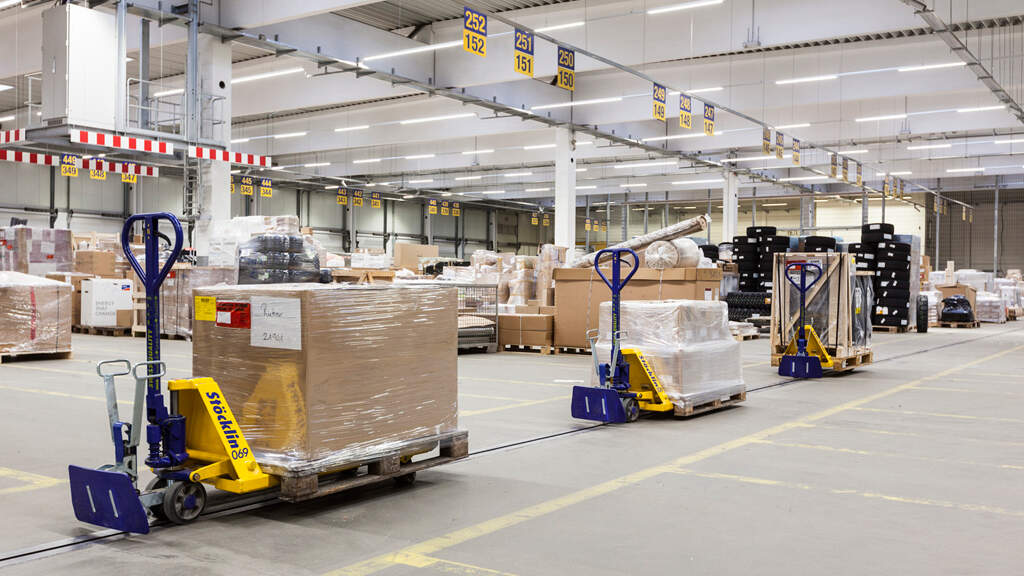 With the UFCS the travelling time of the goods in the chain can be minimized even before the pallets arrive in the hall