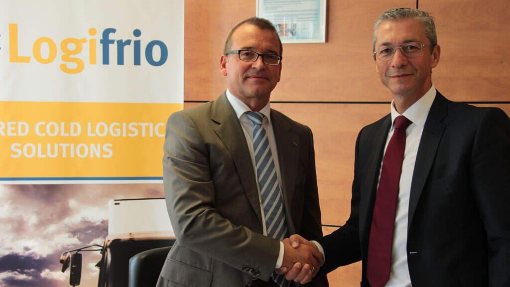 Alfred Miller, Managing Director Dachser Food Logistics and Fernando García Villalobos, Managing Director Logifrio